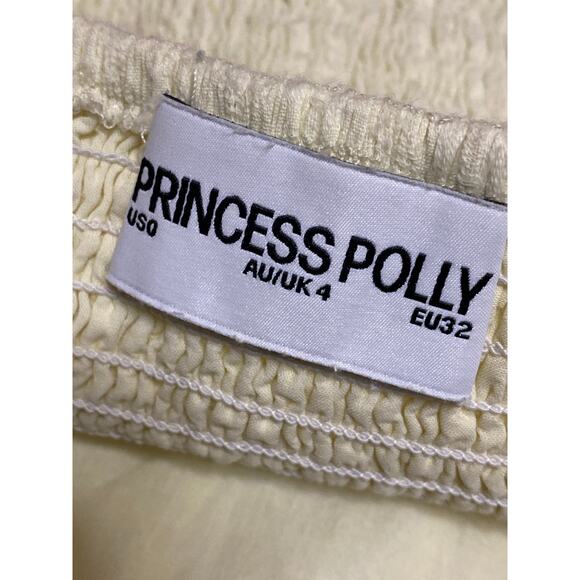 Princess Polly Lorinda Square Neck Sleeveless Mini Tank Flare A-Line Dress Sz 0 - Picture 5 of 6